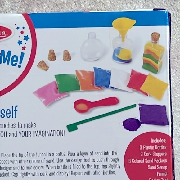 Brand New Melissa & Doug Created By Me Sand Art Bottles Craft Kid Colorful Toy - Picture 6 of 12